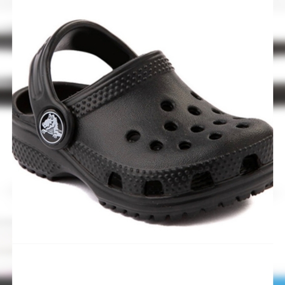 Crocs| Black Classic Sling back crocs Size 5c - Picture 3 of 5